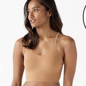 True Body Lift Mesh Scoop Neck Convertible Strap Bra